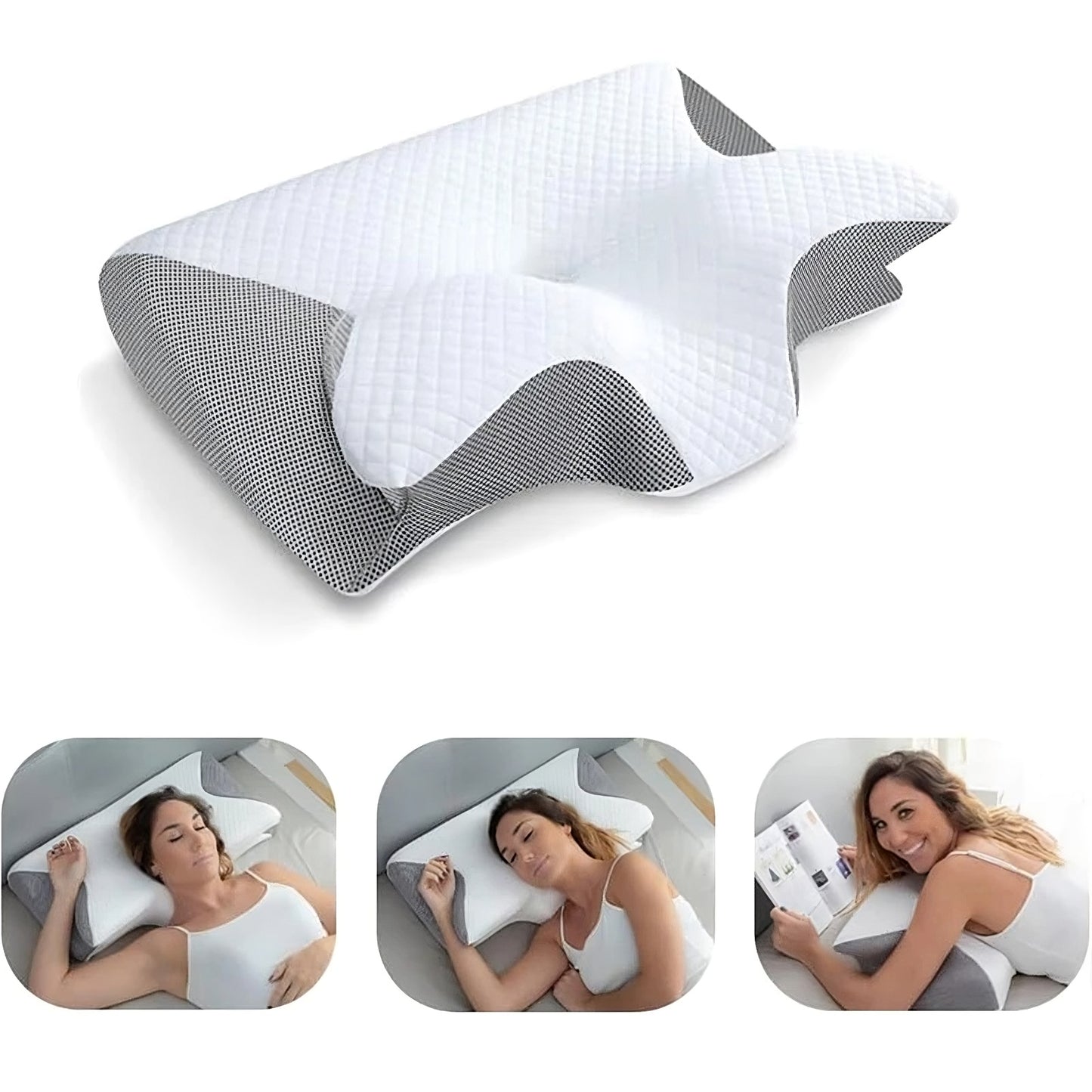Memory Foam Orthopedic Pillow 😴❄️