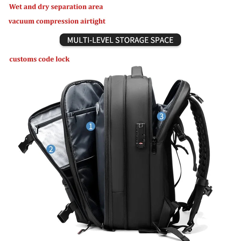 60L Vacuum Travel Backpack