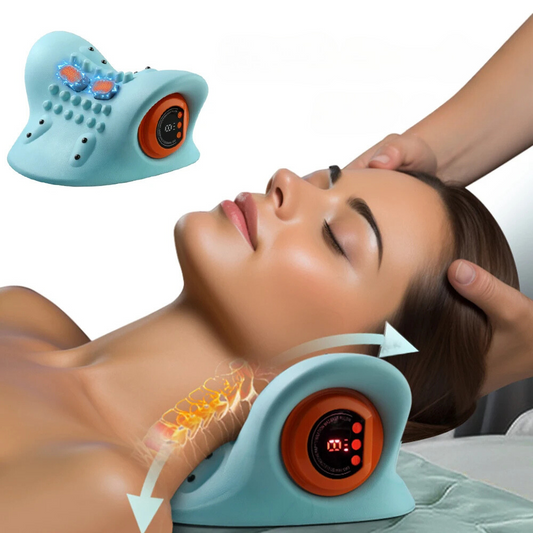 EMS Neck Massager & Spine Stretcher 💆‍♂️🔥