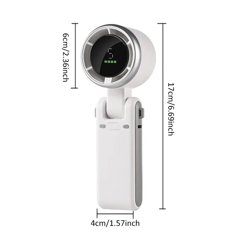 Turbo Pocket Fan – Foldable & Powerful 💨
