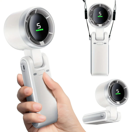 Turbo Pocket Fan – Foldable & Powerful 💨