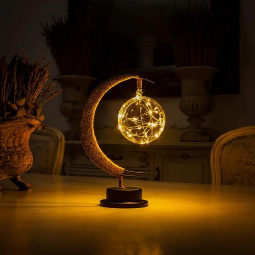 Enchanted Crescent Moon Lamp 🌙✨