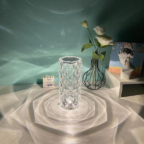 16-Color Rose Crystal Touch Lamp 🌈