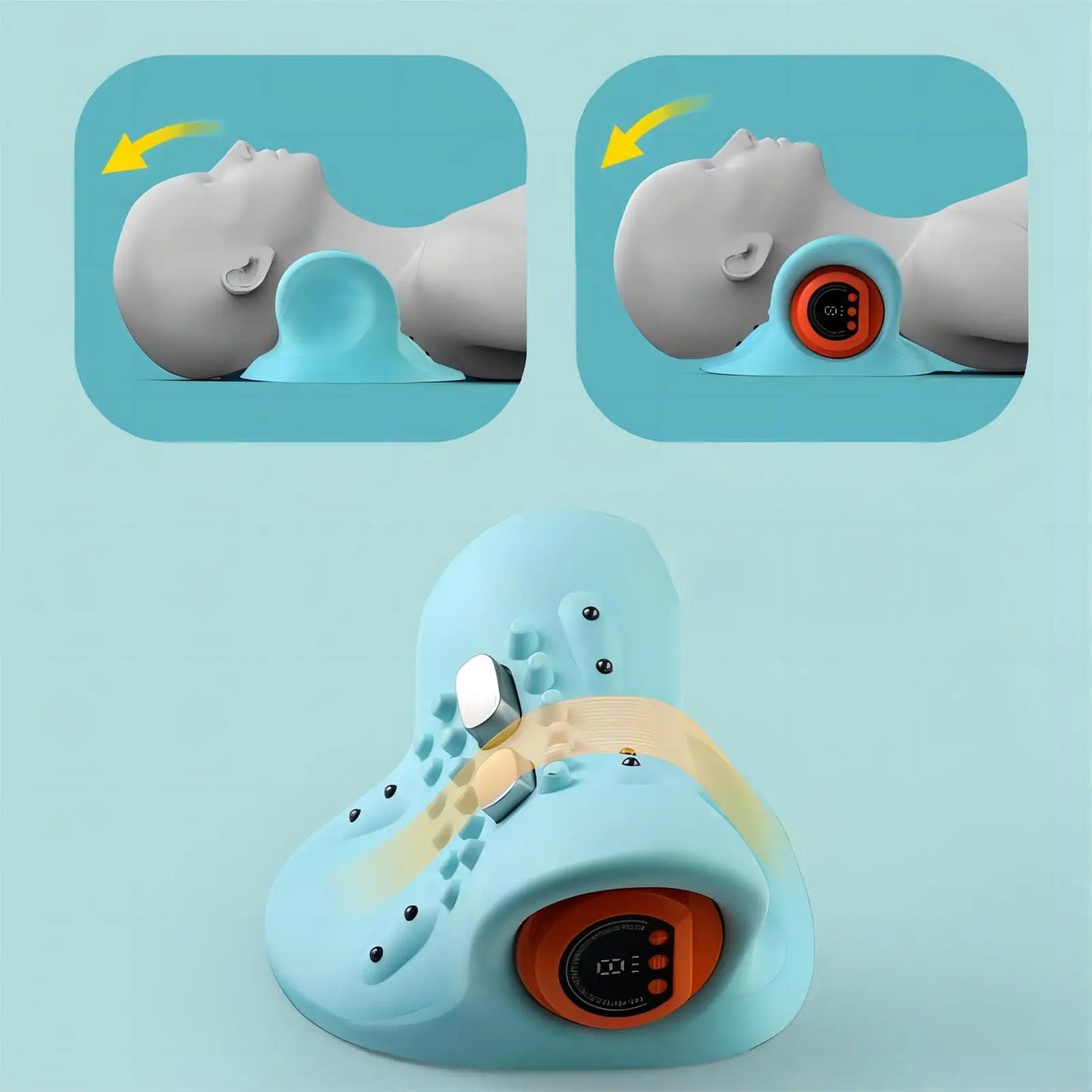 EMS Neck Massager & Spine Stretcher 💆‍♂️🔥