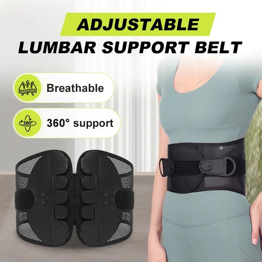 LumbarPro™ 💎 Adjustable Back Support Belt