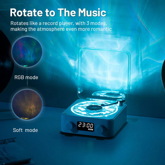 Retro Vinyl Bluetooth Speaker 🎵