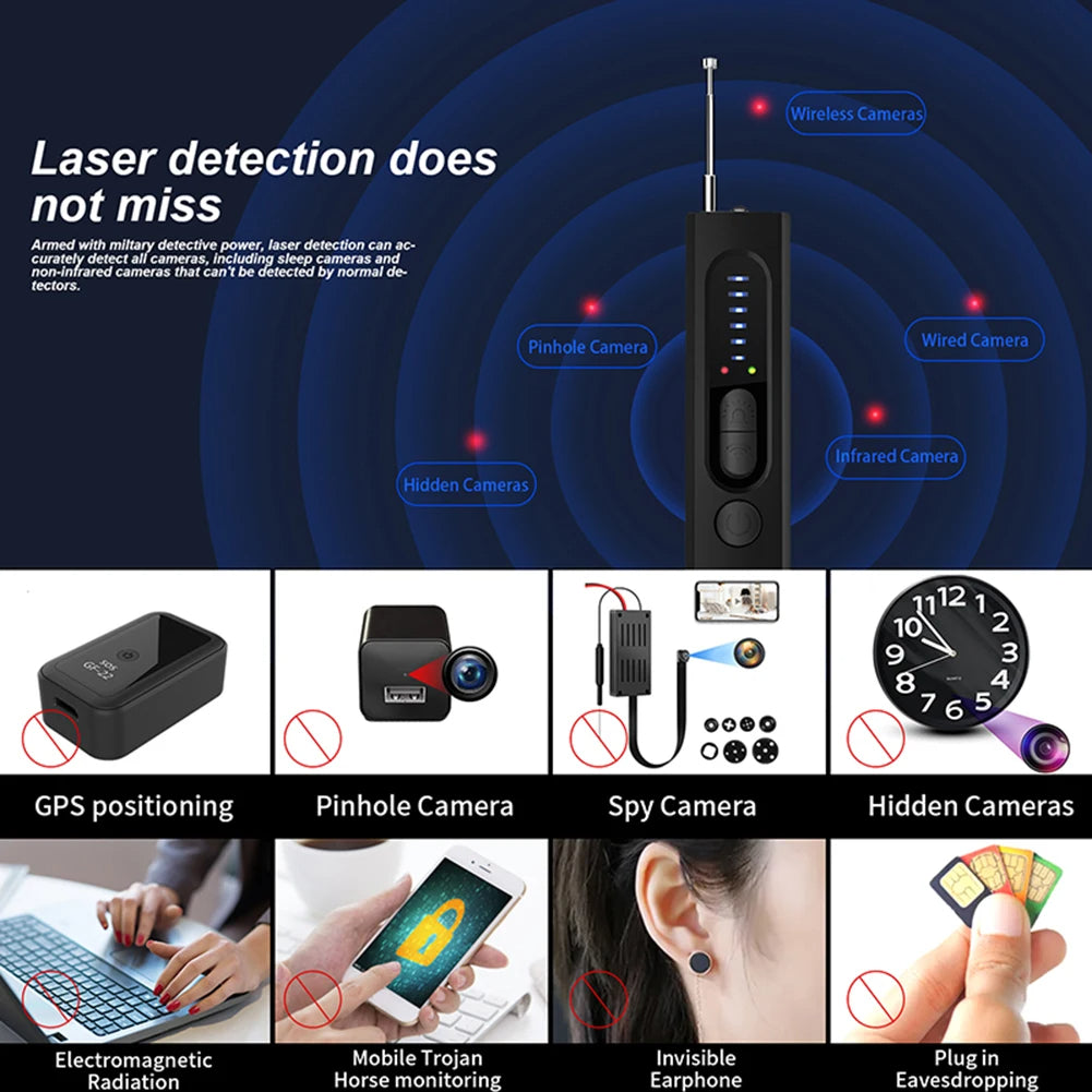 X13 Hidden Camera & GPS Detector 🔍🛡️