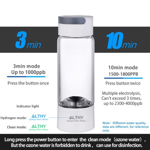 Hydrogen Water & Oxygen Bottle 💧🫁