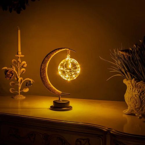 Enchanted Crescent Moon Lamp 🌙✨