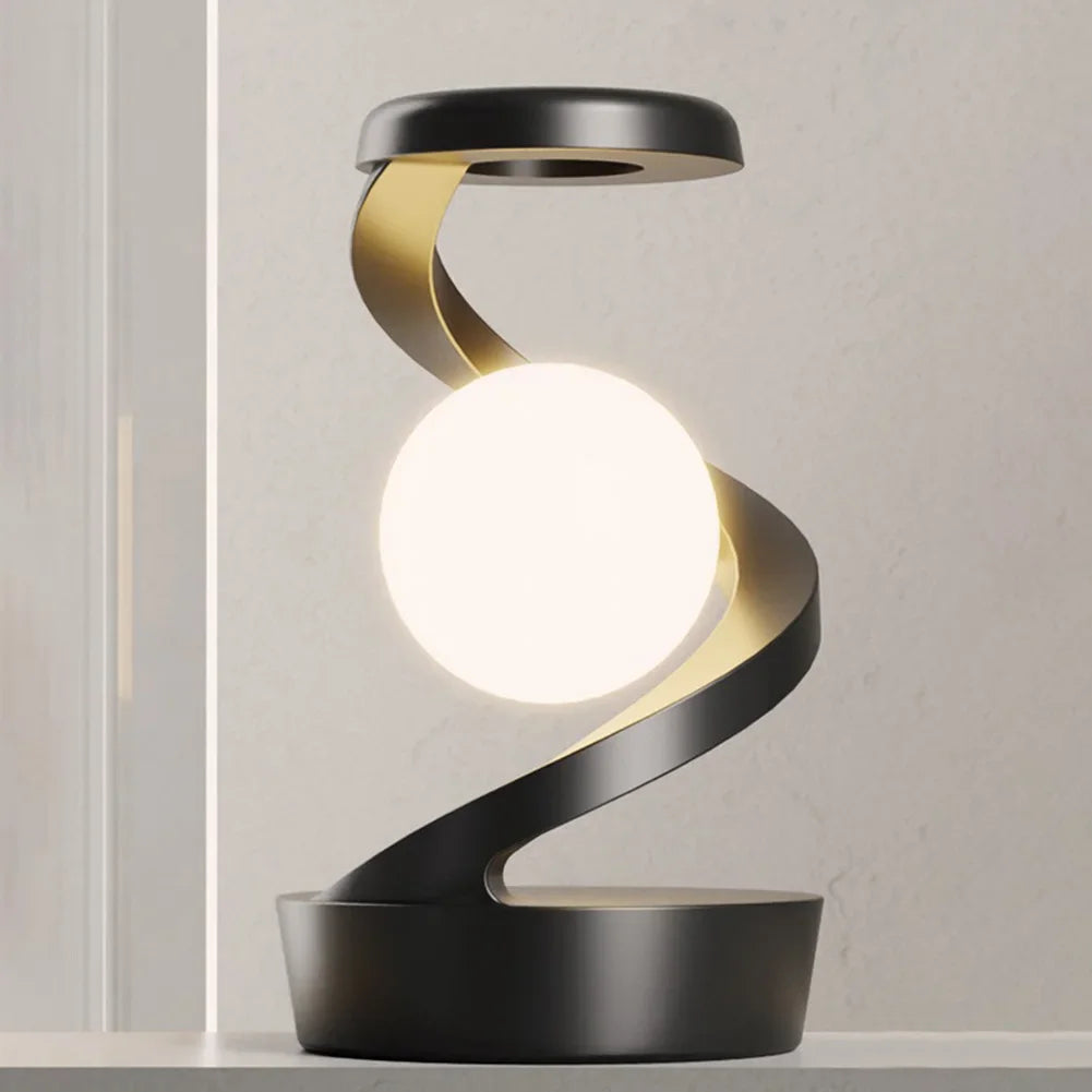 Levitating Lamp with Wireless Charger ✨