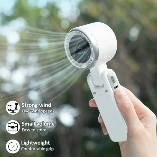 Turbo Pocket Fan – Foldable & Powerful 💨