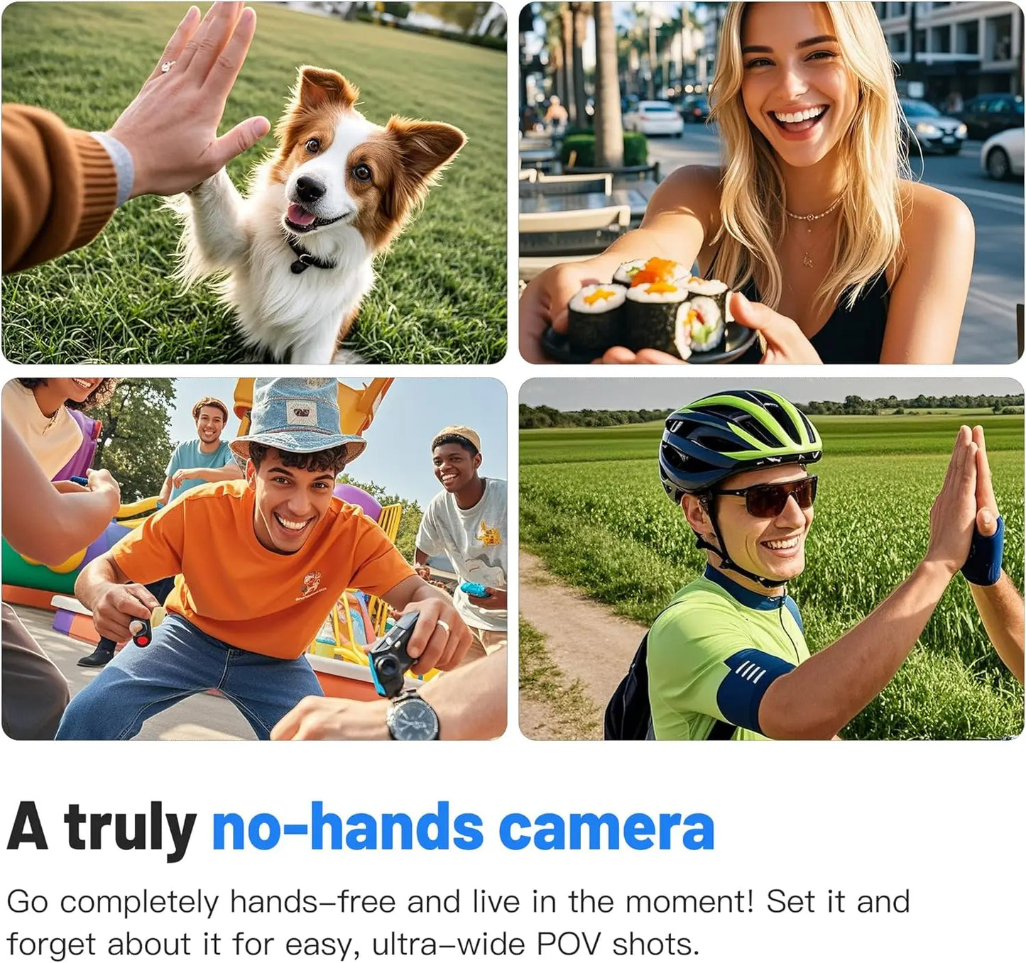 Hands-Free POV Action Camera 🎥🔗