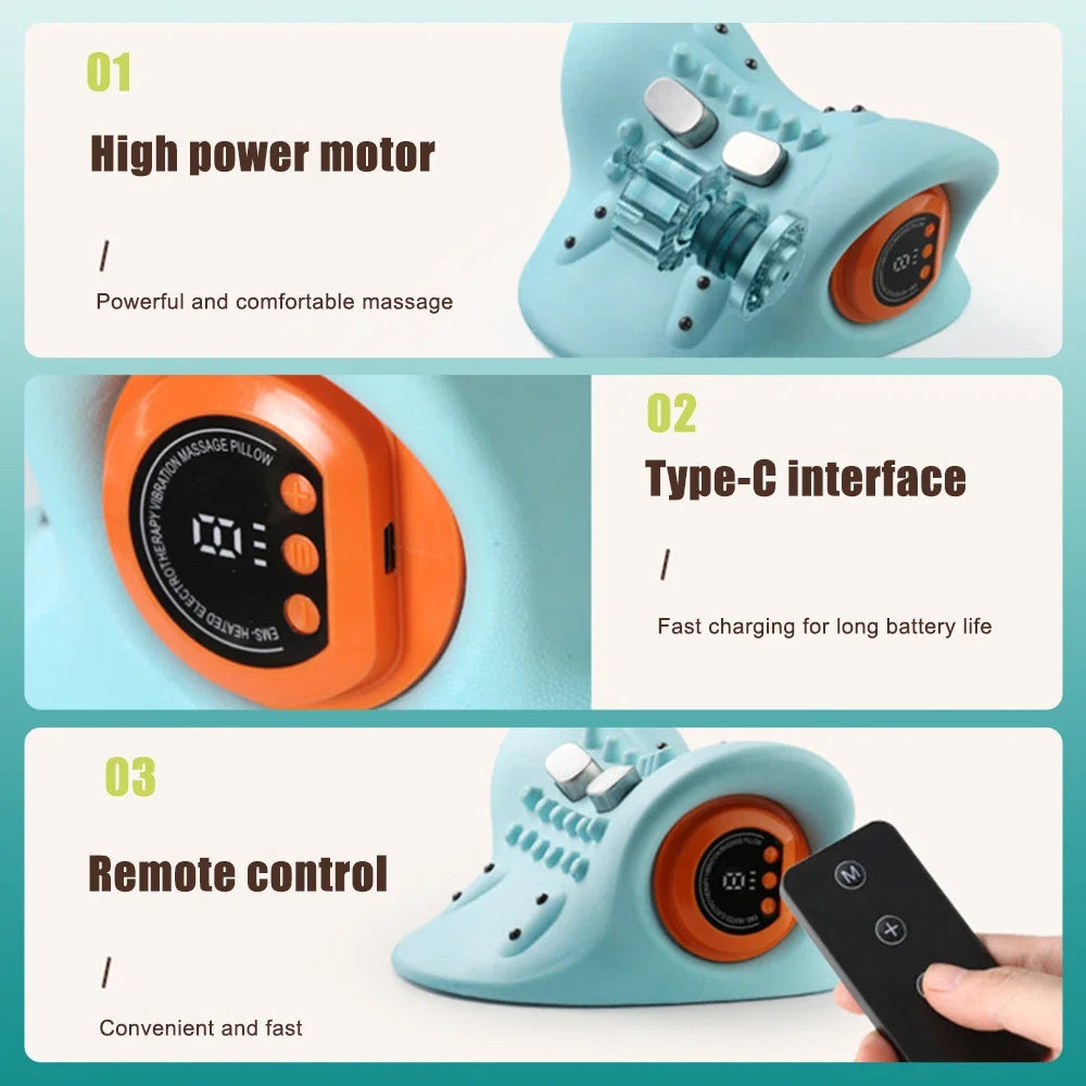 EMS Neck Massager & Spine Stretcher 💆‍♂️🔥
