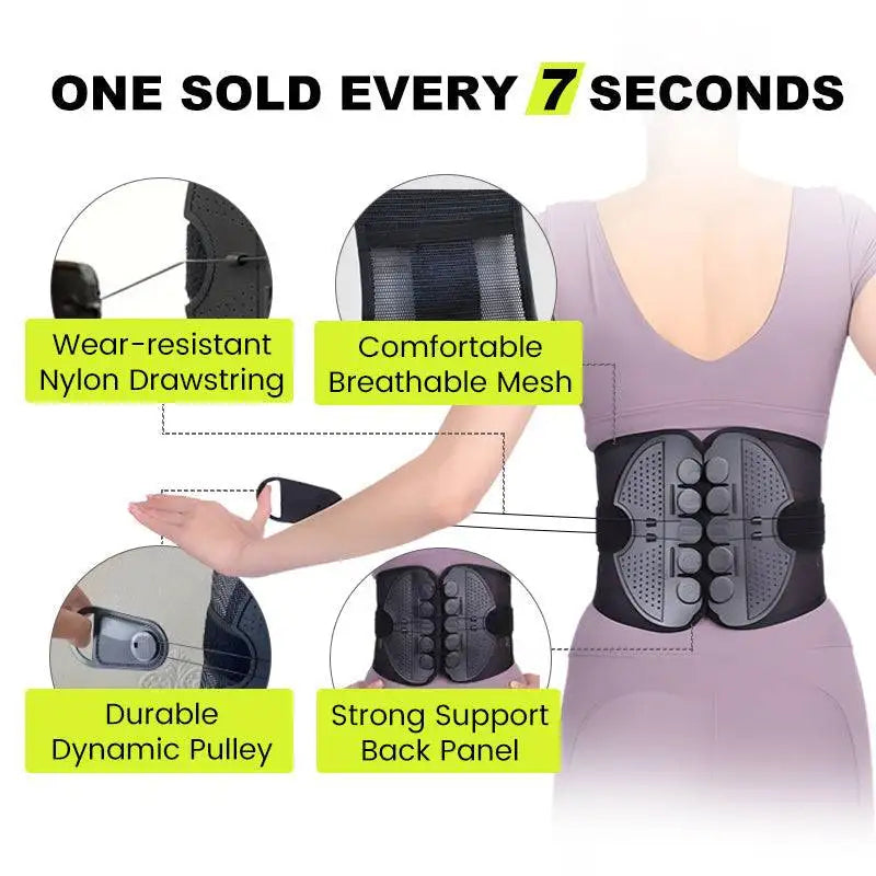 LumbarPro™ 💎 Adjustable Back Support Belt