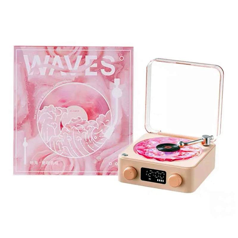 Retro Vinyl Bluetooth Speaker 🎵